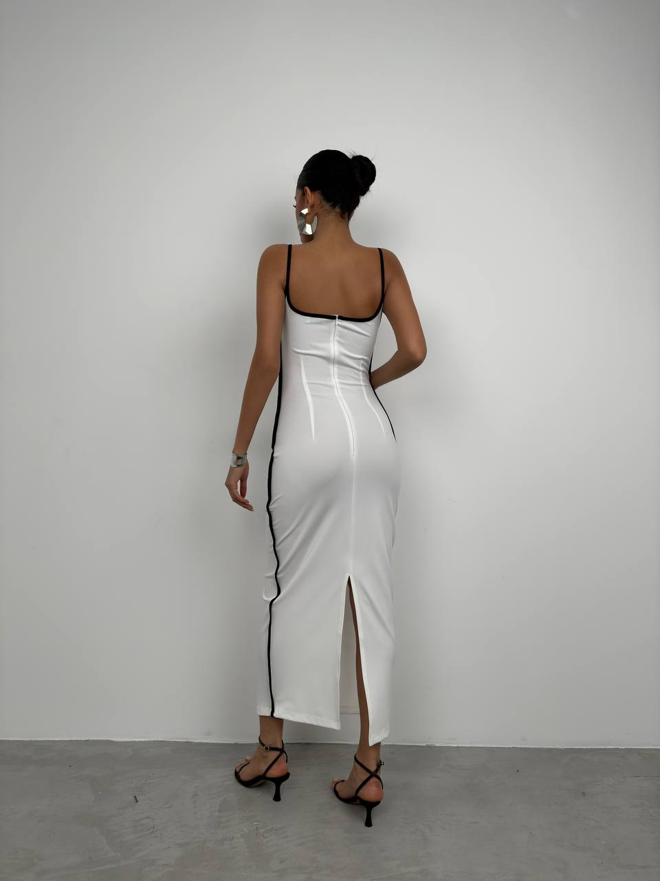 MAXI-LENGTH TAILORED DRESS