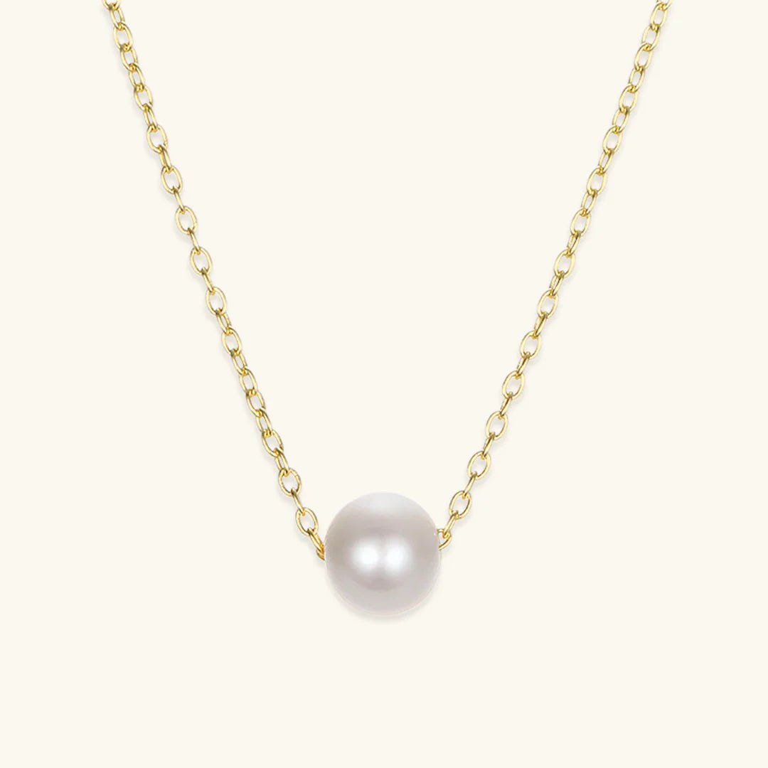 GOLD PEARL NECKLACE