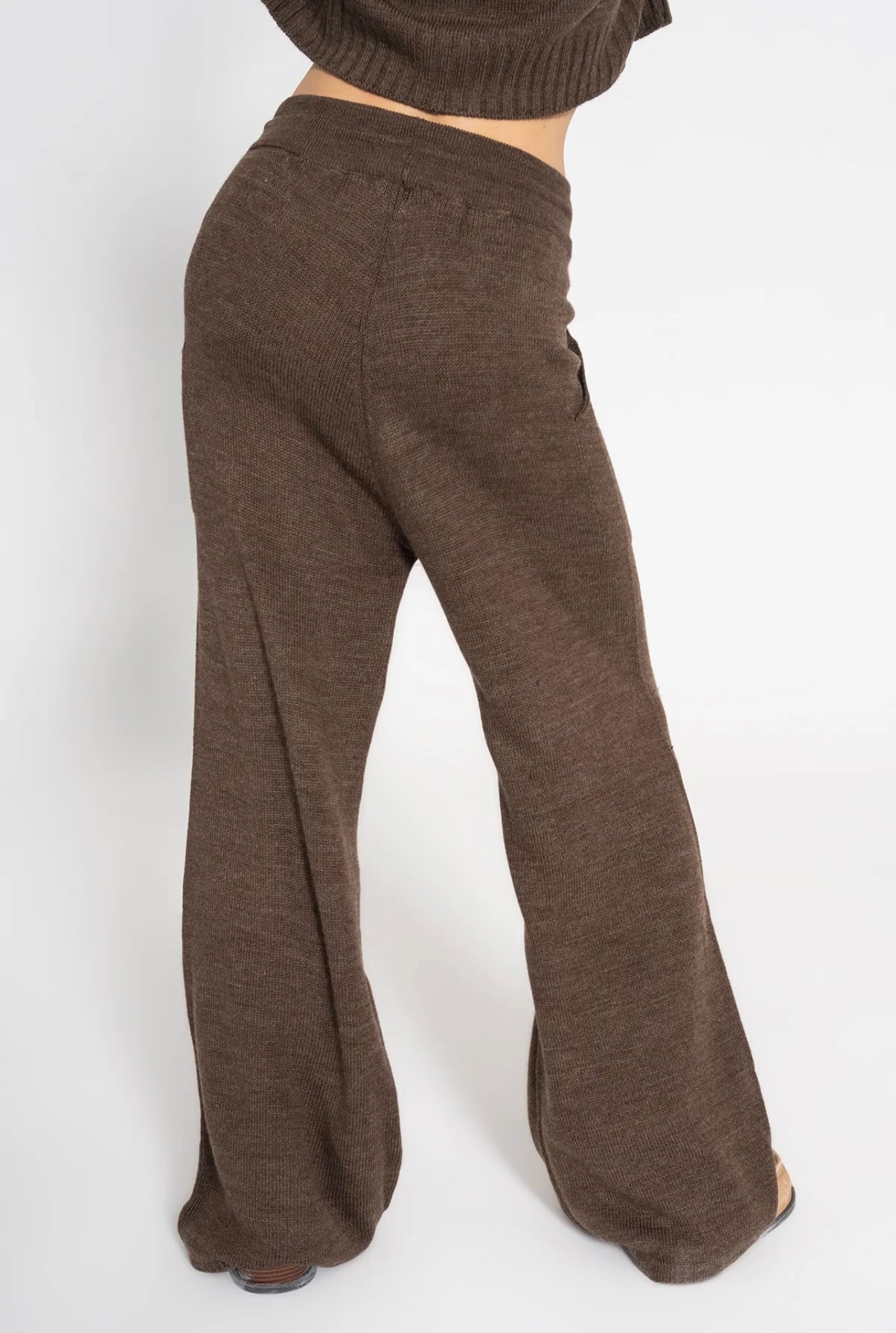 LOOSE KNIT TROUSERS