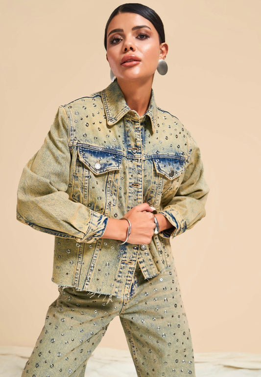 JEWEL DENIM JACKET