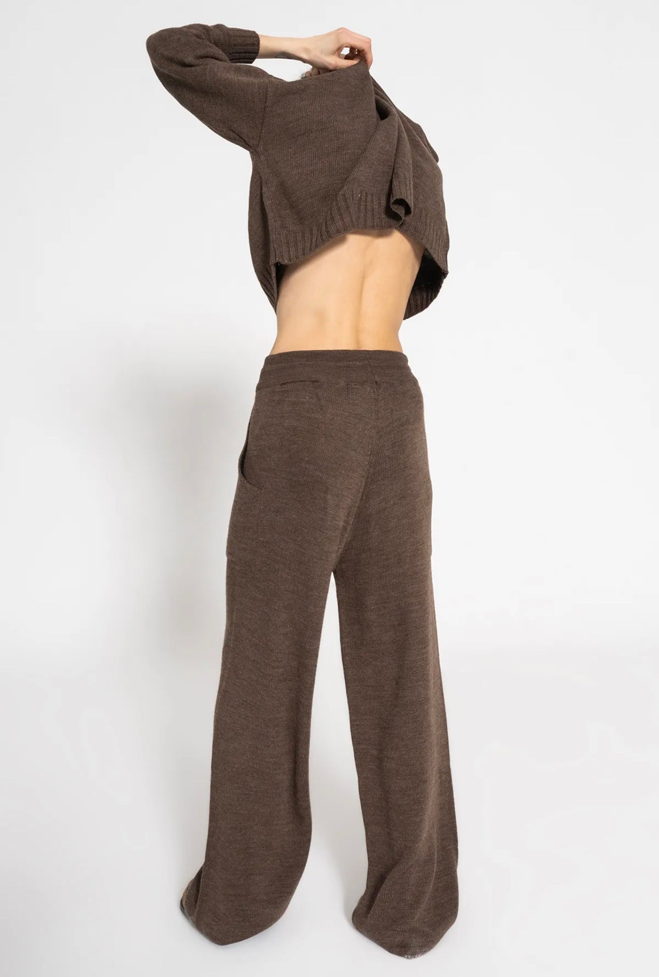 LOOSE KNIT TROUSERS