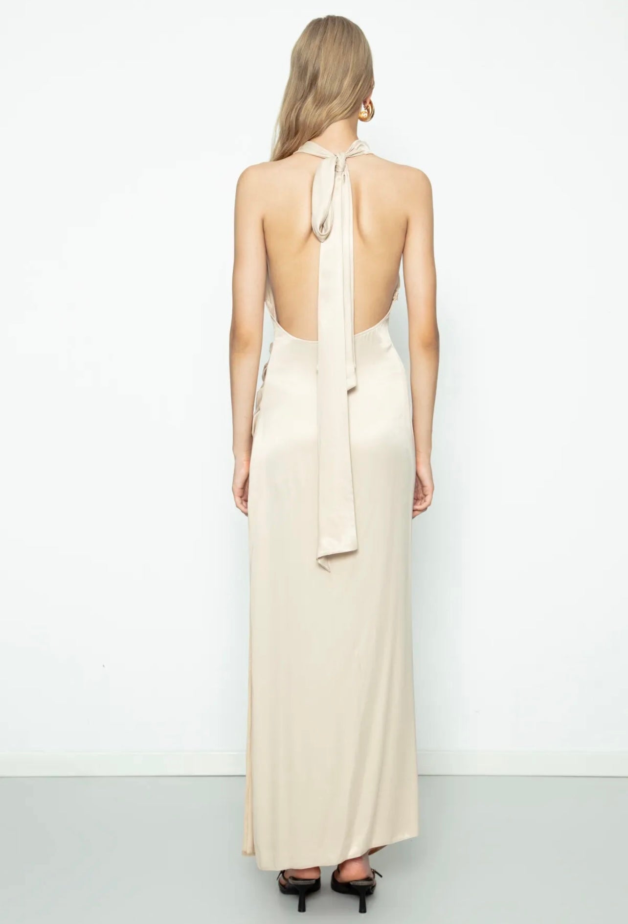 OPEN BACK MAXI DRESS