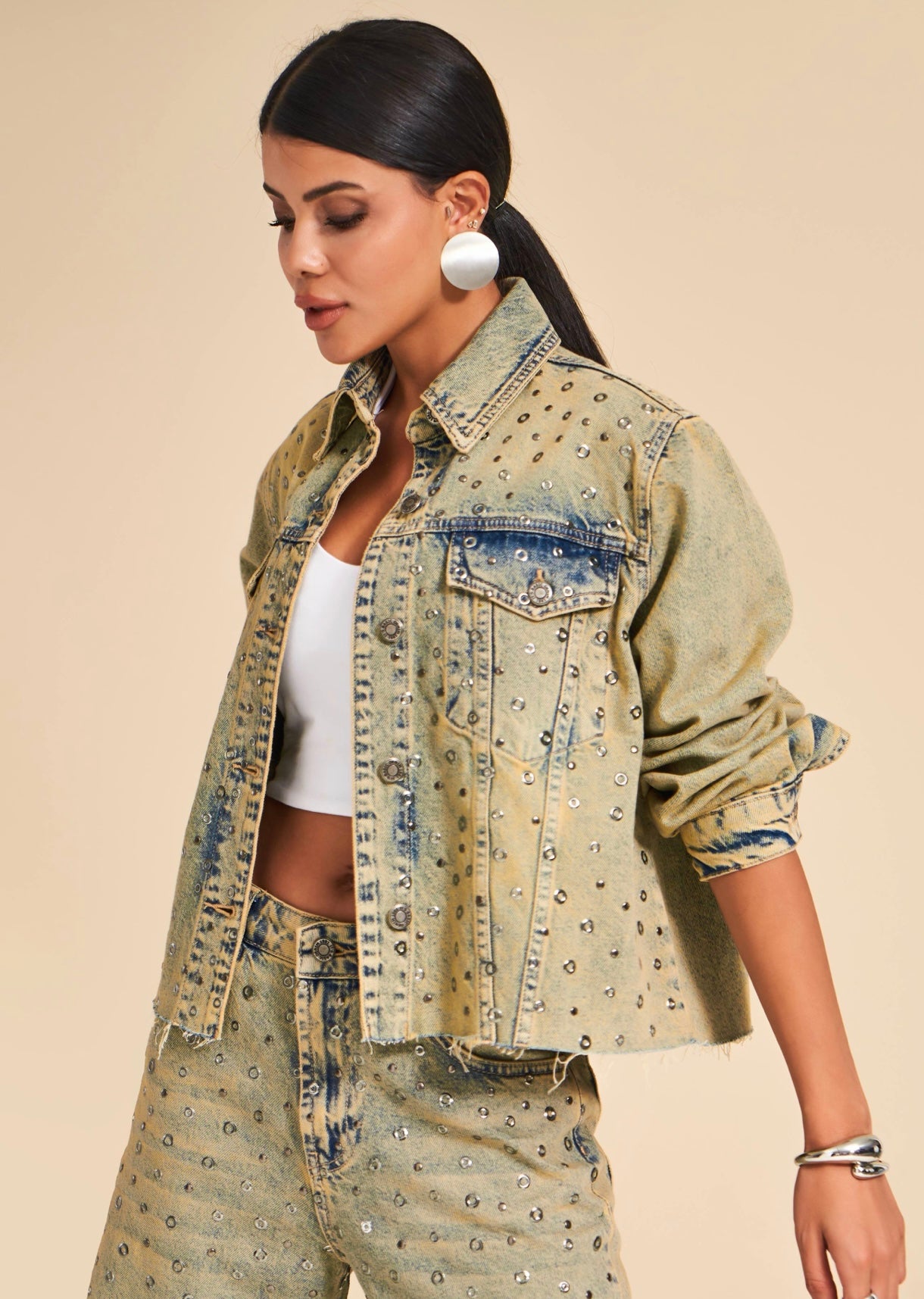 JEWEL DENIM JACKET