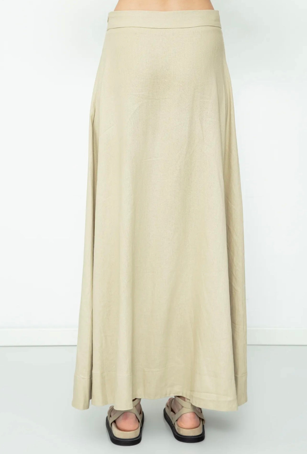 LINEN MAXI SKIRT