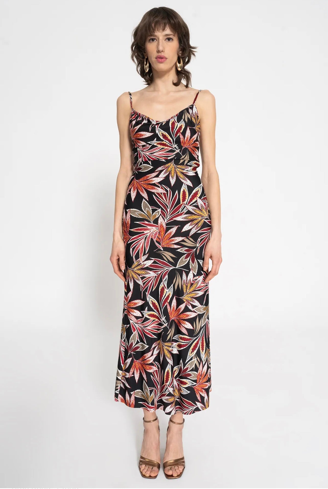 PATTERNED MAXI DRESS