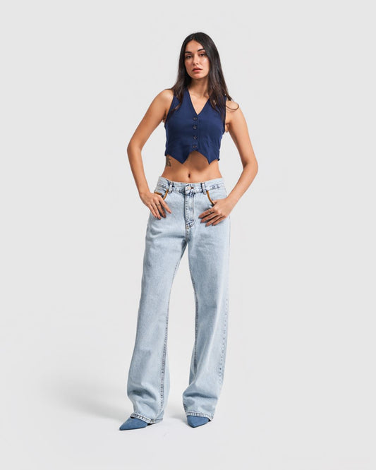 MID-RISE FULL LENGTH JEANS CD105