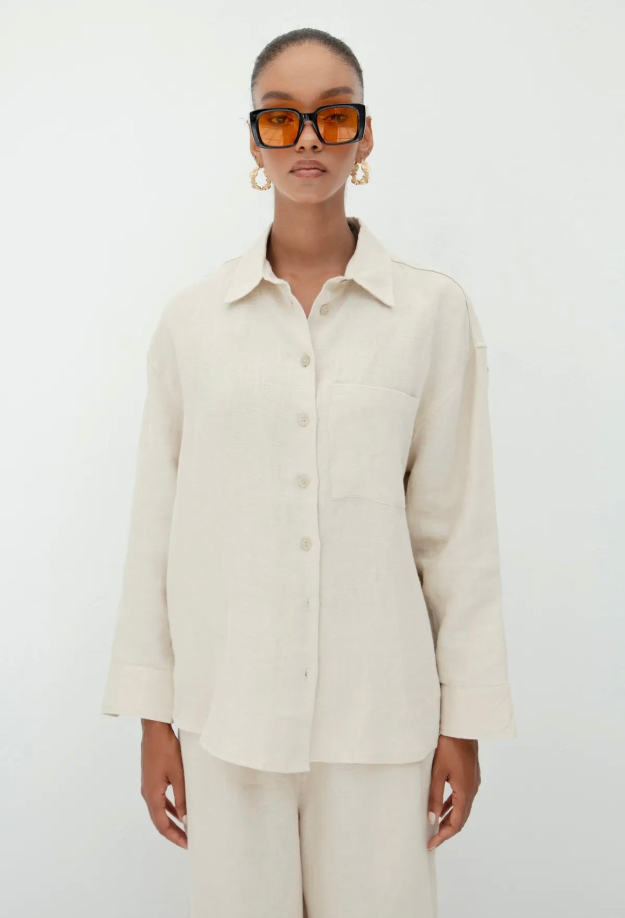 LINEN BASIC SHIRT