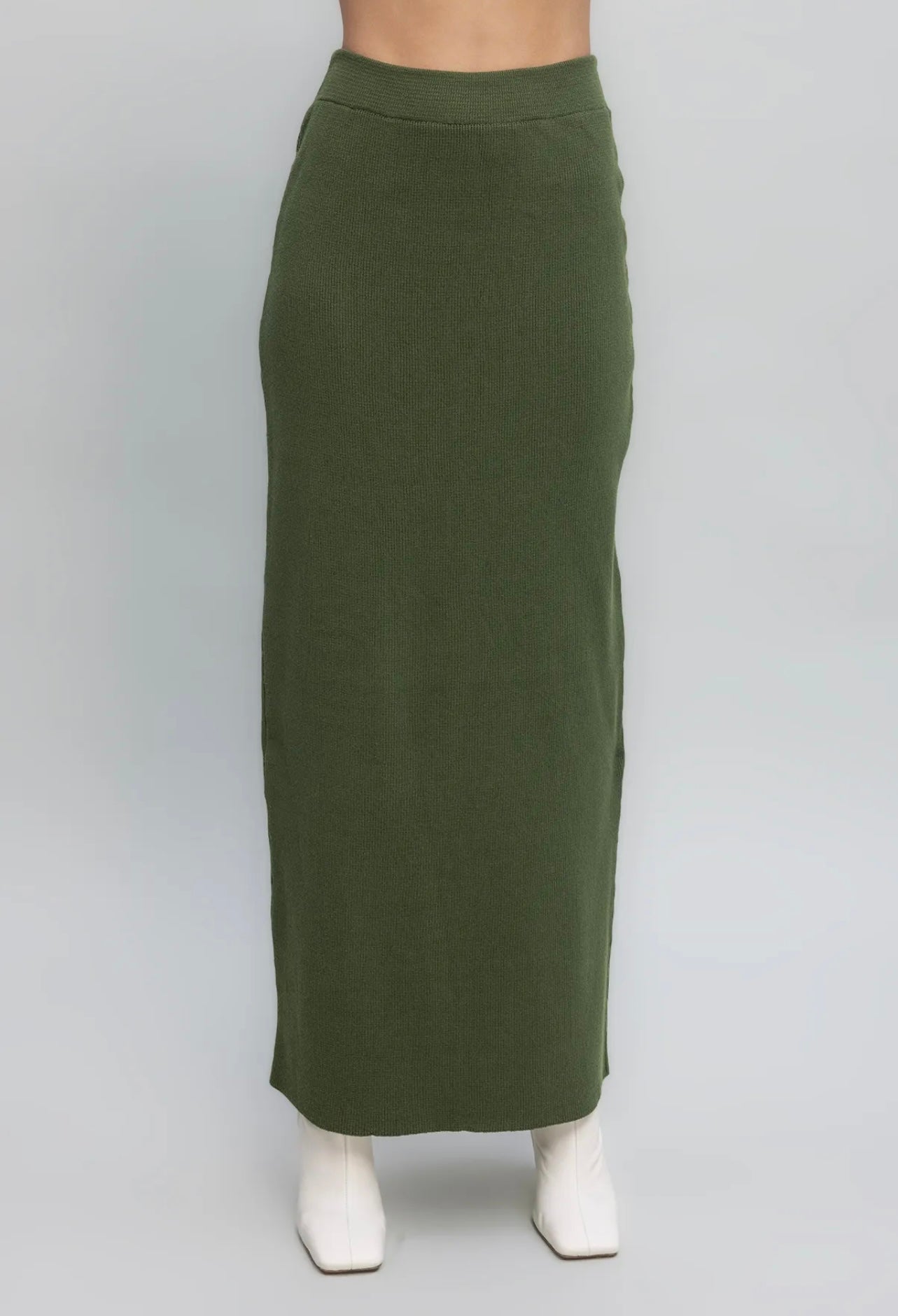 MAXI KNIT PENCIL SKIRT