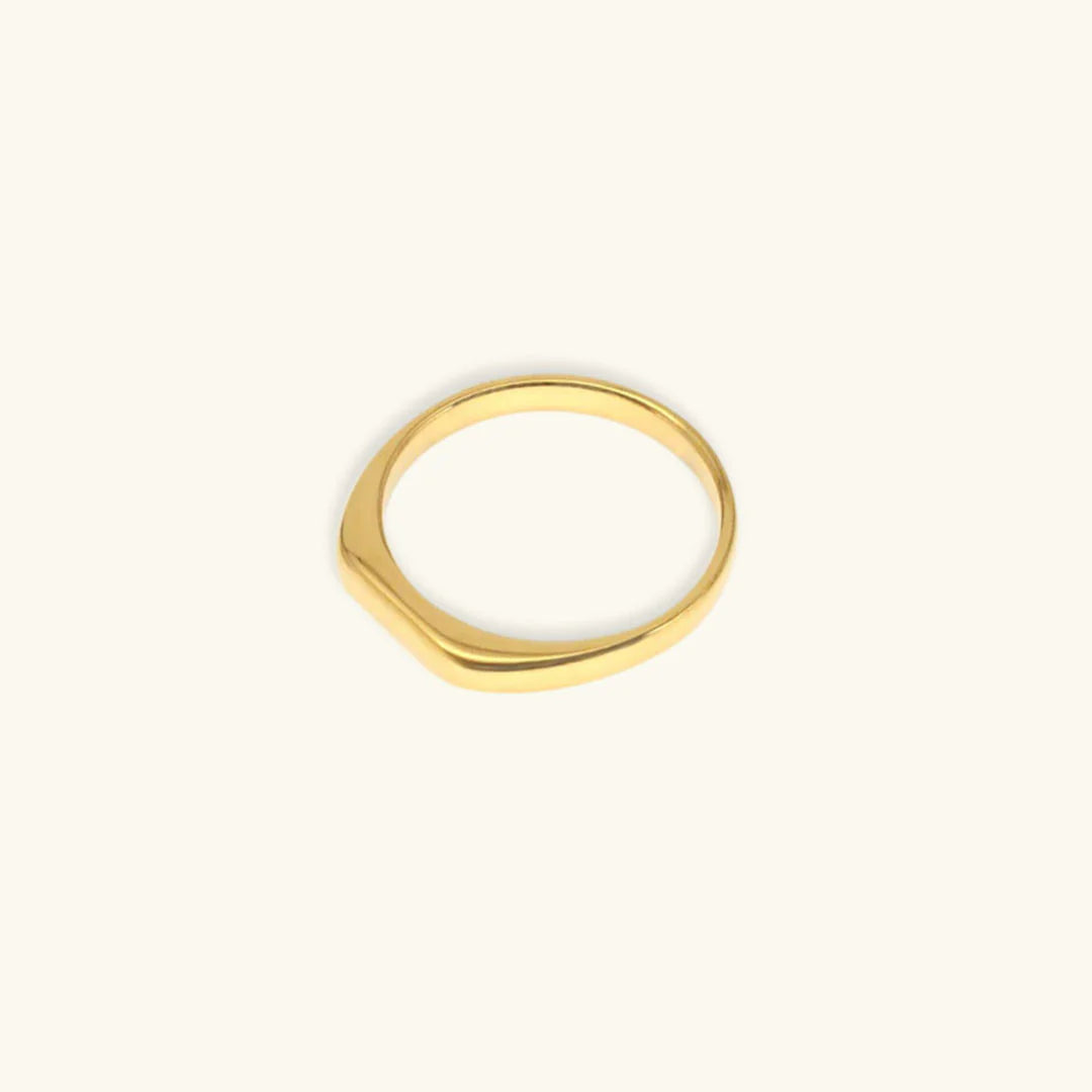 GEOMETRIC GOLD RING