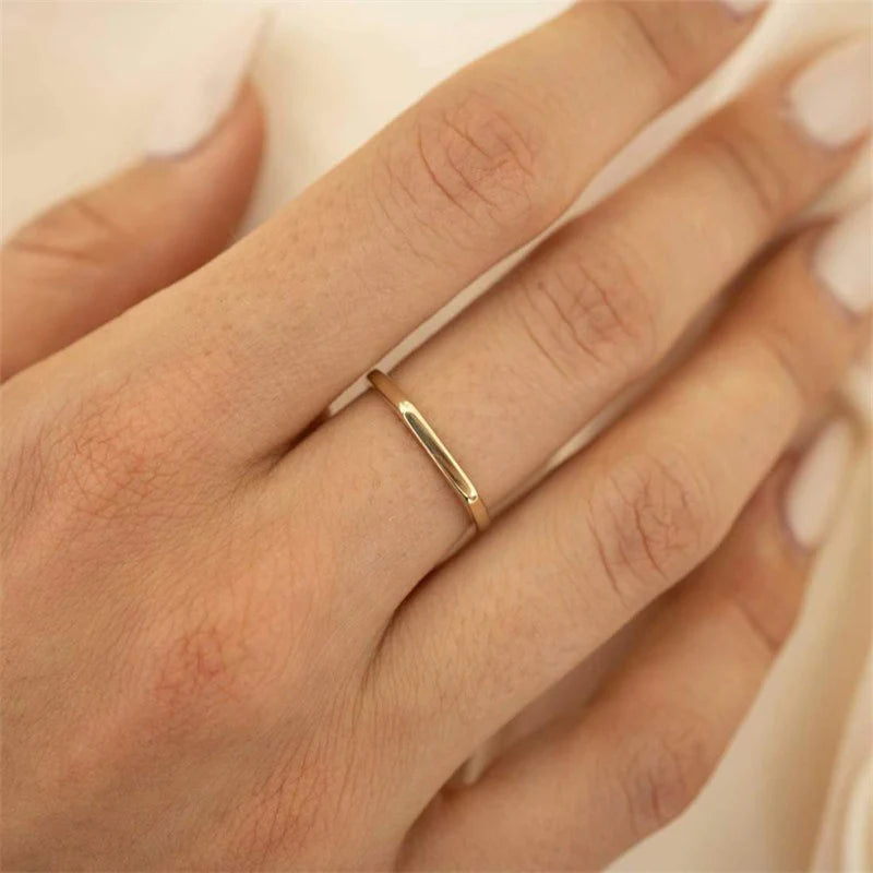 GEOMETRIC GOLD RING