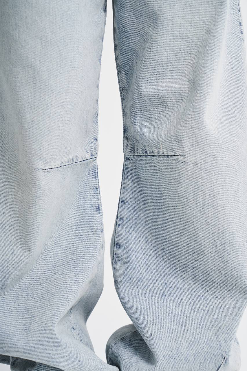 BAGGY-BALLOON MID-RISE JEANS CD143