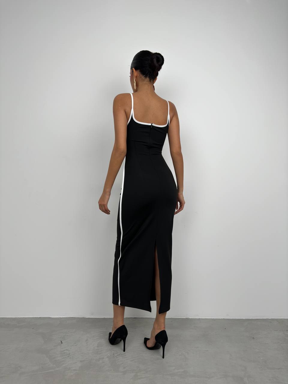 MAXI-LENGTH TAILORED DRESS