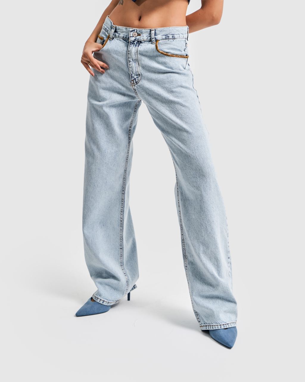 MID-RISE FULL LENGTH JEANS CD105