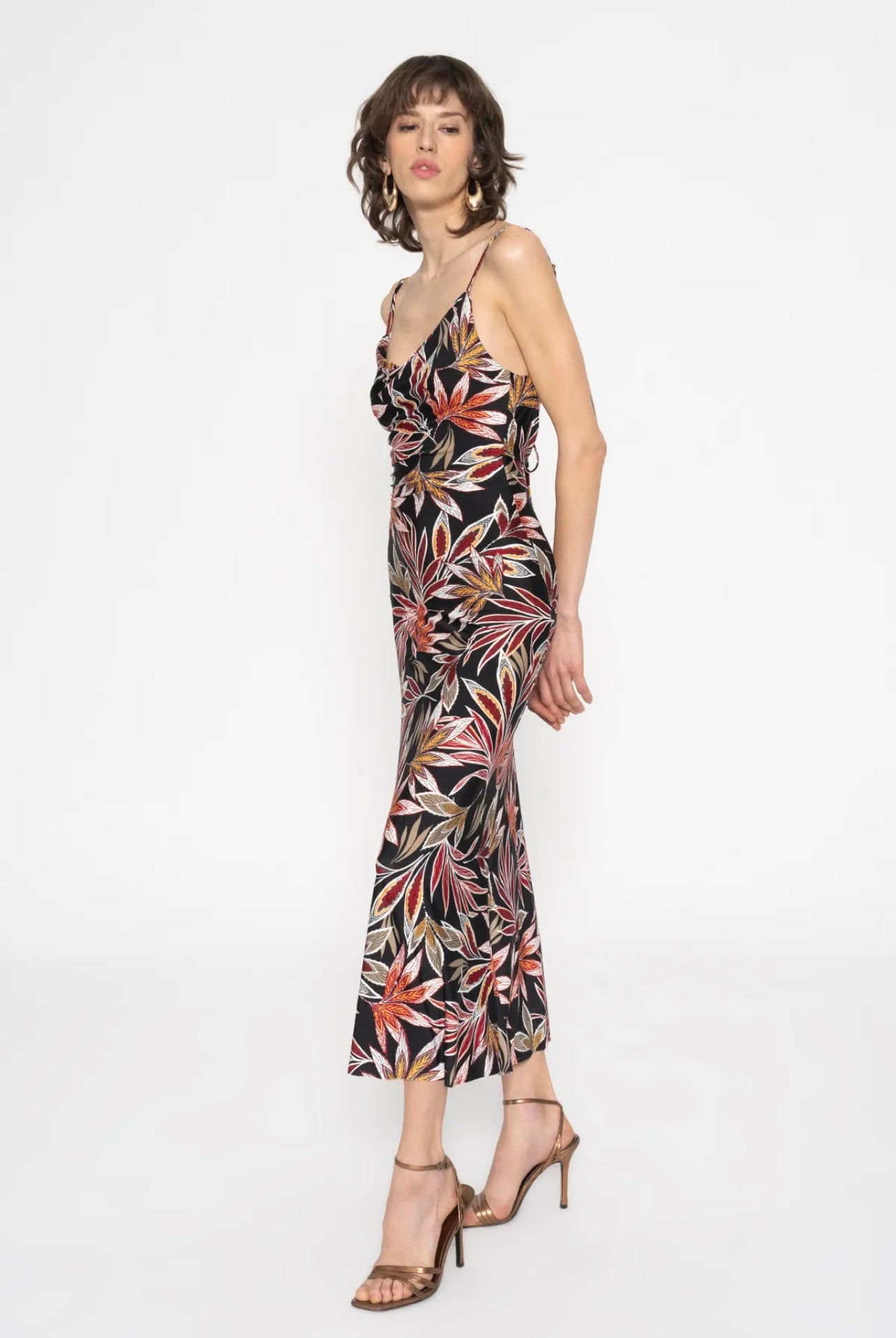 PATTERNED MAXI DRESS